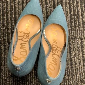Sam Edelman Light Blue Hazel High Heels